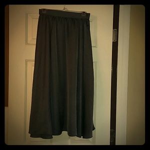 Full length flowy skirt