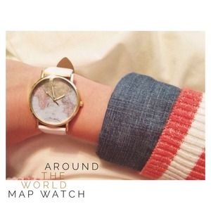 🔥SALE🔥Around the World Map Watch