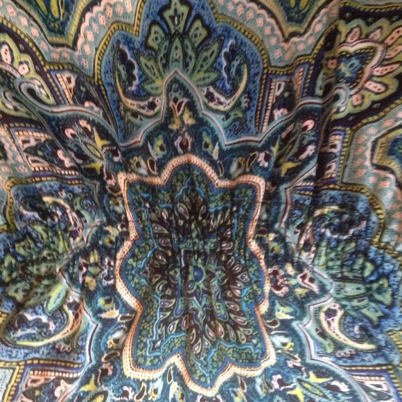 Beautiful blue printed blouse - Picture 3 of 4