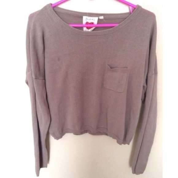 Knit crop top