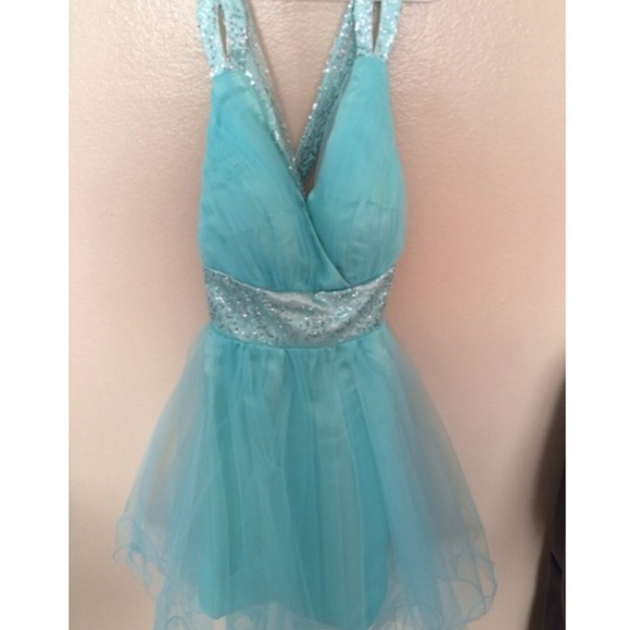 Tiffany blue dress - Picture 1 of 3