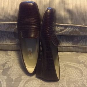 Talbots brown loafers