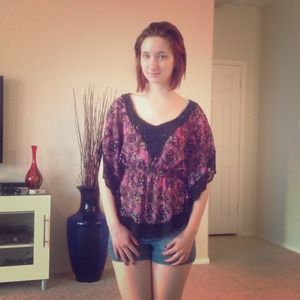 Beautiful floral blouse