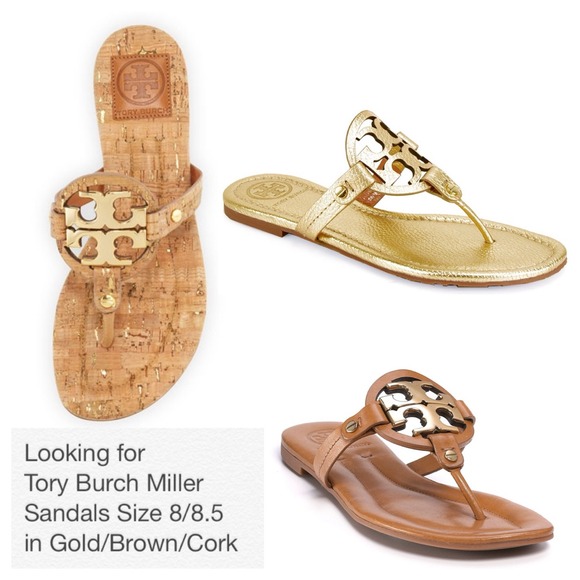 Tory Burch Miller Sandals Size 8/8.5
