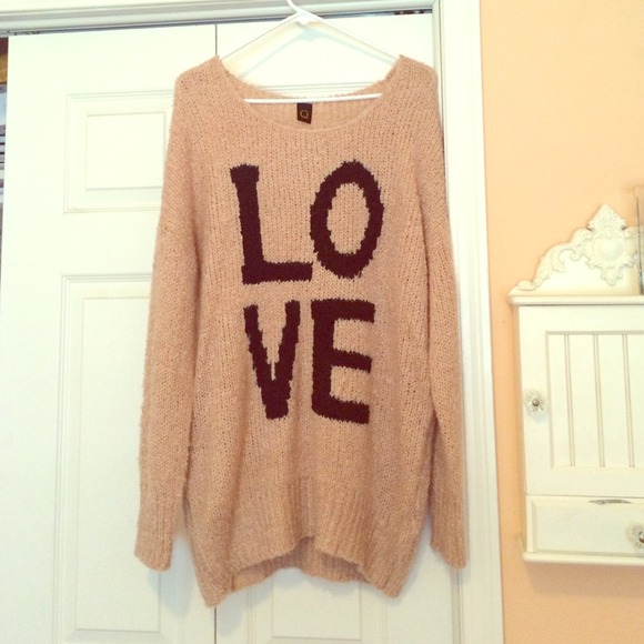 LOVE oversized sweater