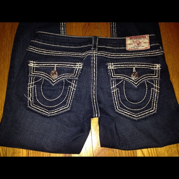 True religion size 27 skinny jeans