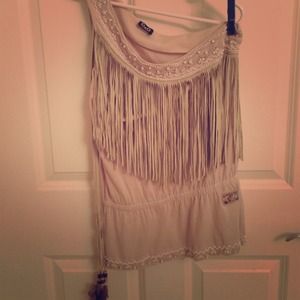 Dolce & Gabbana one shoulder shirt with beading