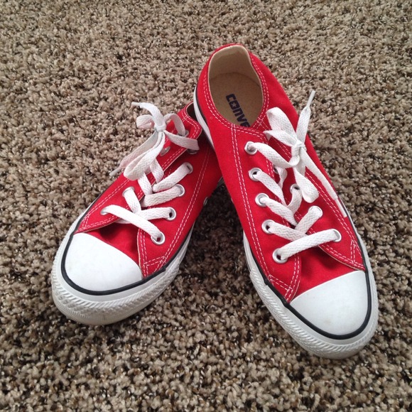 ❌Sold❌Like new Red Converse