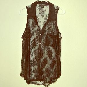 Lace tank top