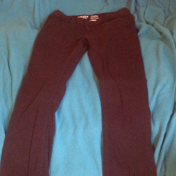 Black mossimo slim boot cut work pants