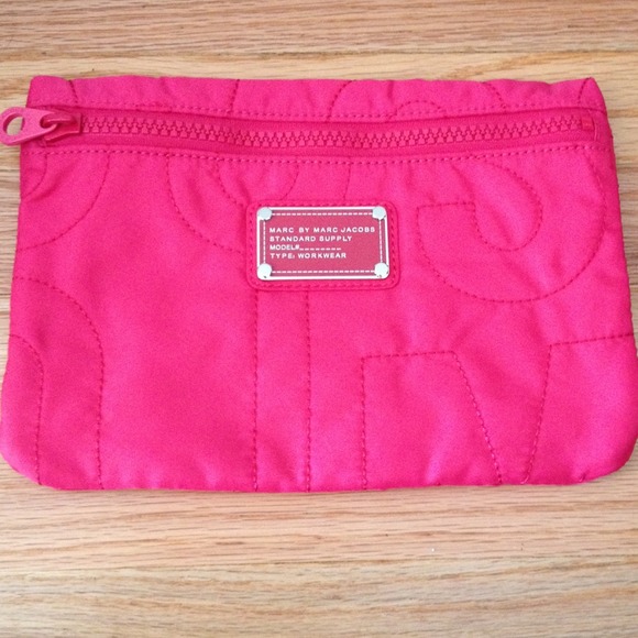 Marc by Marc Jacobs Nylon Pouch - Pink/Raspberry