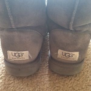 Gray short classic Ugg boots💜