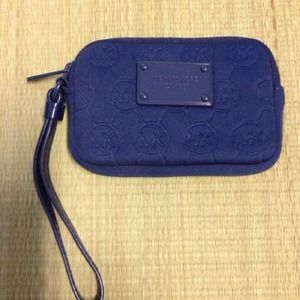 Michael Kors  Blue Wristlet or Phone Holder