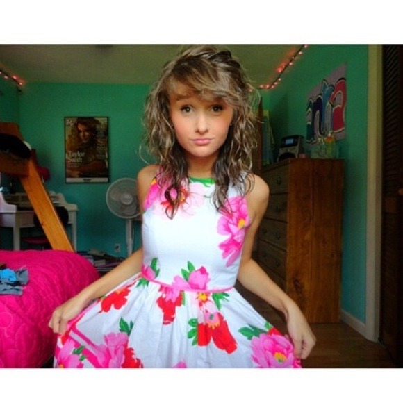 Pink Floral Abercrombie Spring/Summer Dress