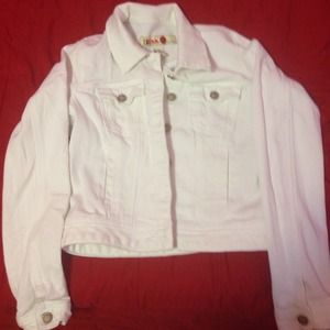 White denim jacket