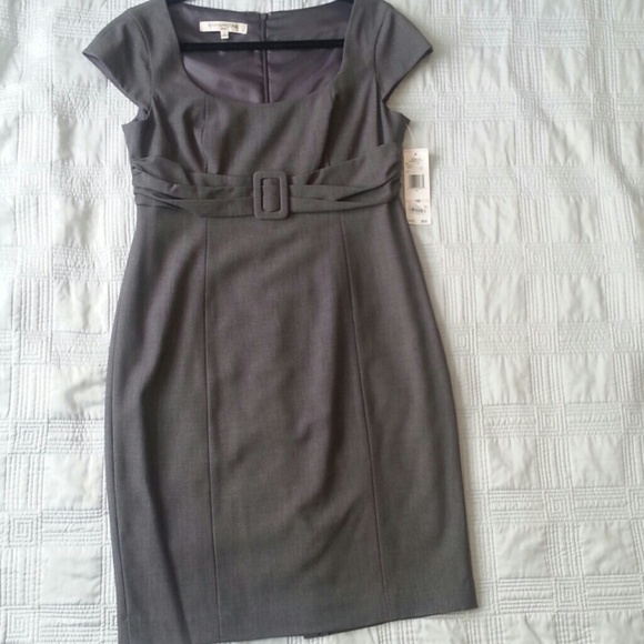 Evan Picone grey dress, size 10