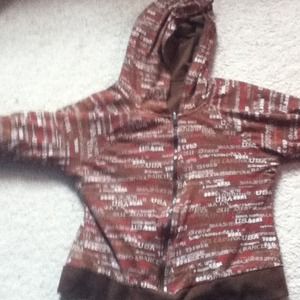 Boys large zip up jacket