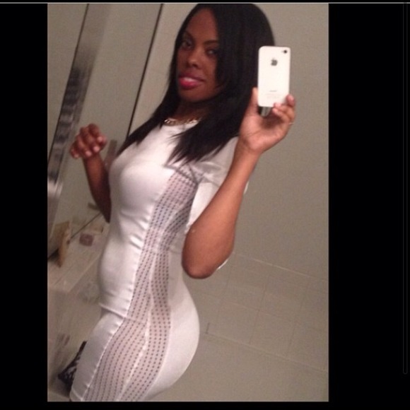 All white dress!