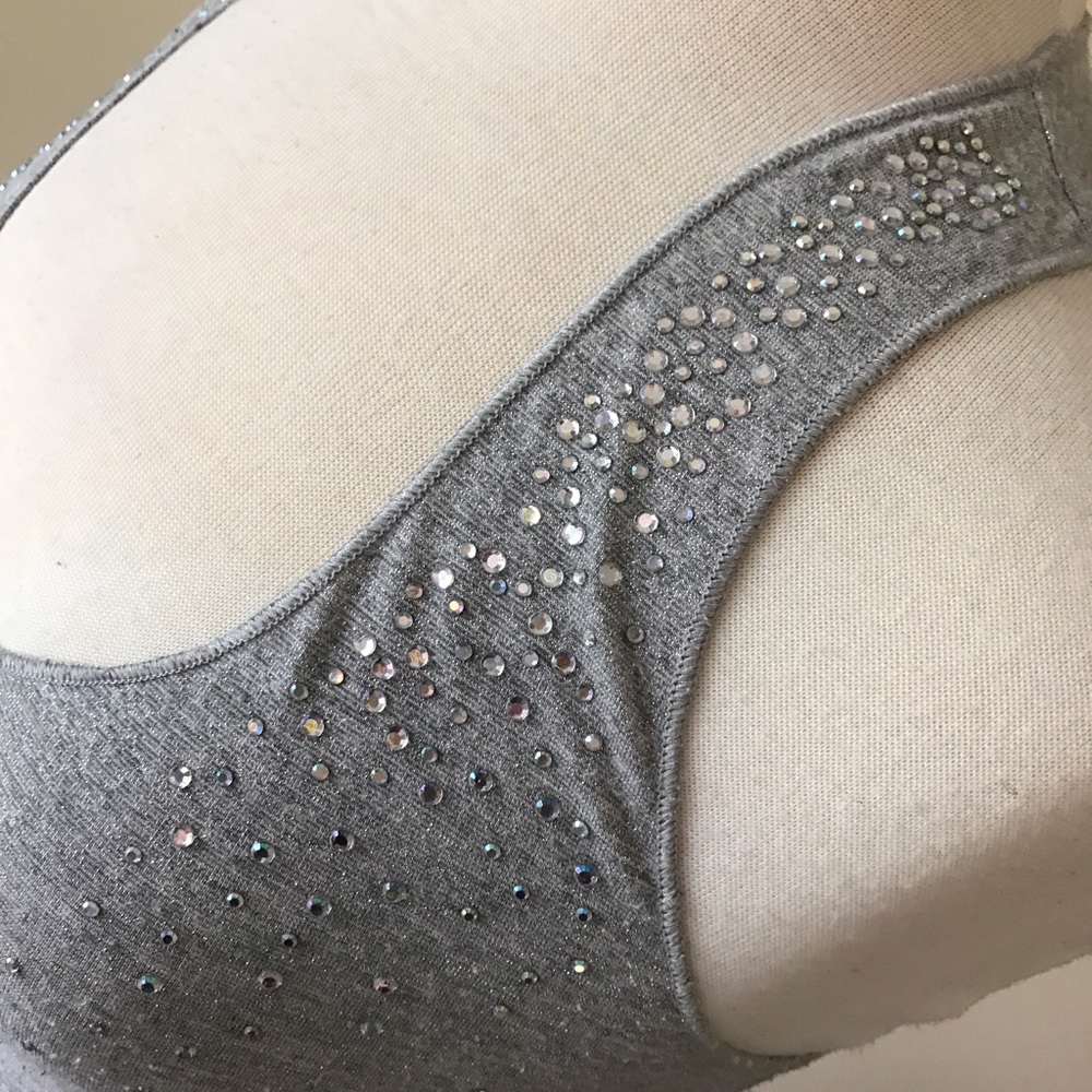 Nordstrom - Eight Sixty silver sparkle tank