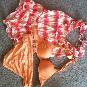 Victoria's Secret bikini and one piece coverup