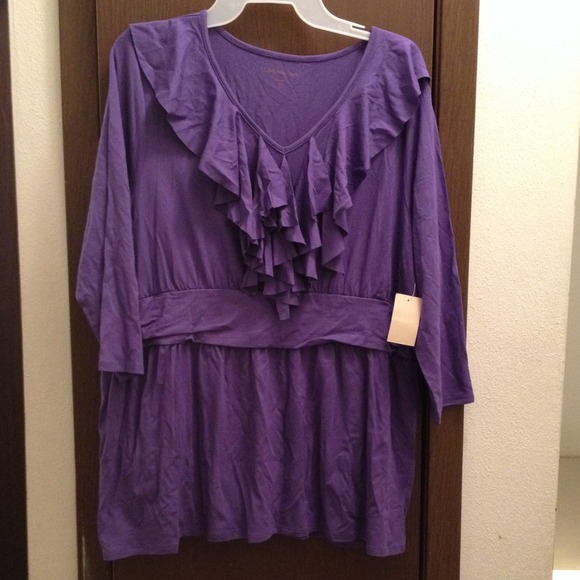 Purple romanticist top