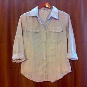 Denim blouse, NEW without tags
