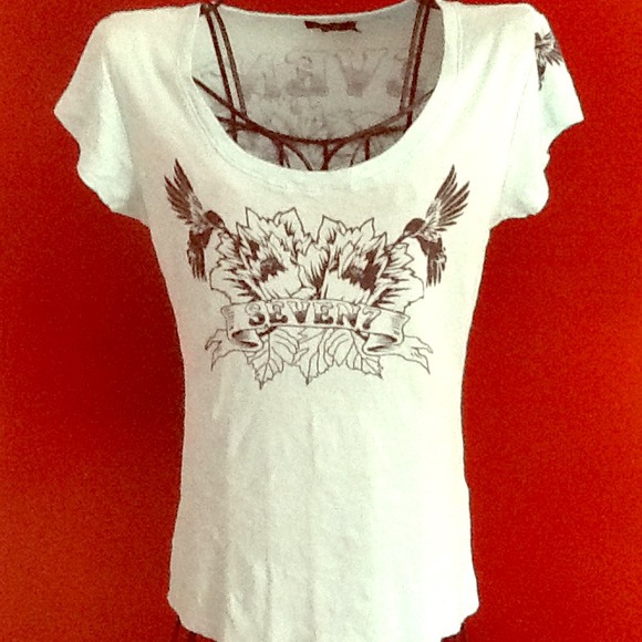 Seven7 Jeans Co.,Small,"Life is Sweet",Classic Tee