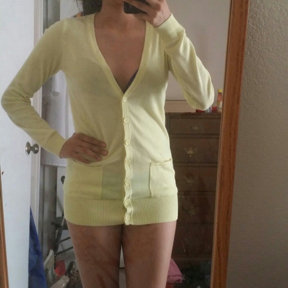 Light Yellow Cardigan