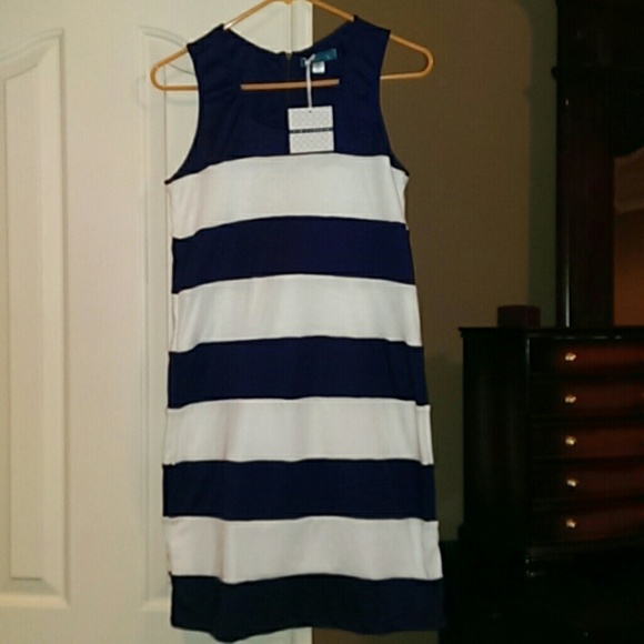 Sold bundle! Pim + Larkin navy & white dress NWT! - Picture 3 of 4