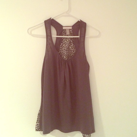 Weavers - Grey cheetah print tank