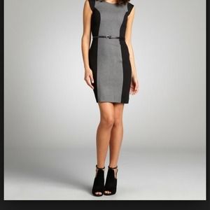 Grey and black dress perfect for work