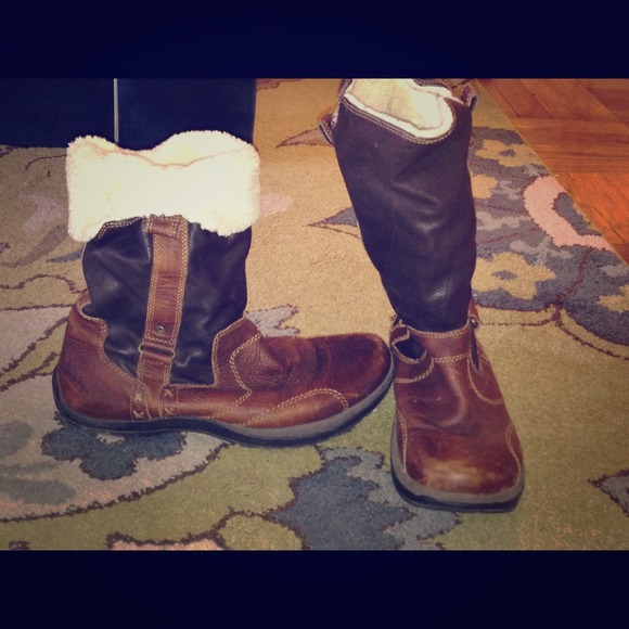 Earth Boots - Brown Leather Boots by Earth