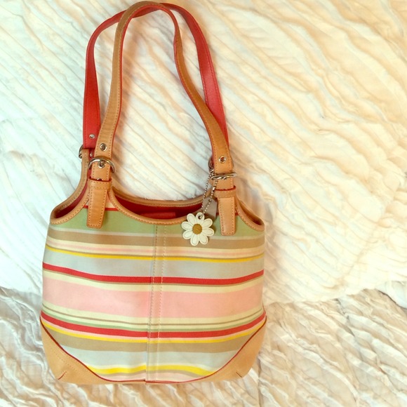 Adorable spring Coach purse