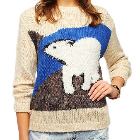Pins and Needles Polar Bear Sweater
