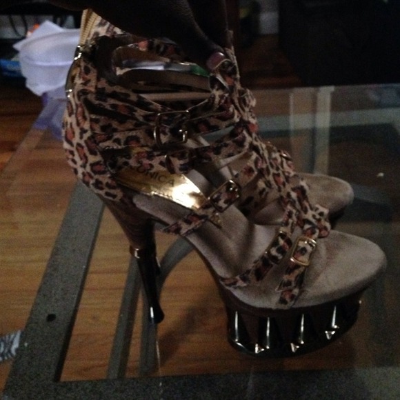 My cheeta heel boots only worn once