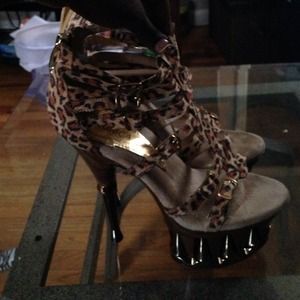 My cheeta heel boots only worn once