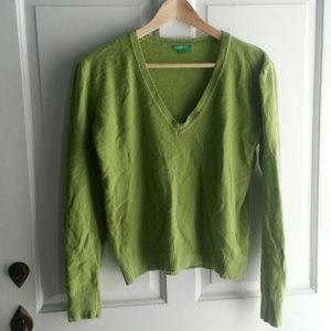 Green sweater