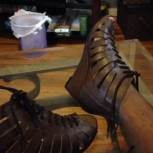 My brown strap sandles