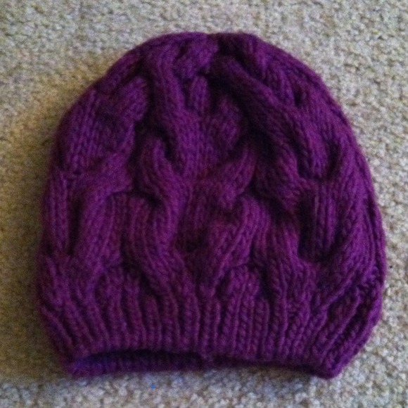 Purple hat