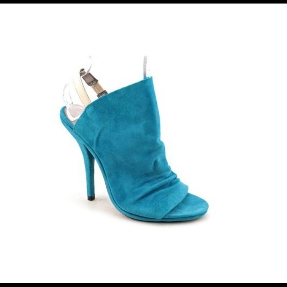 Carlos Santana Sky Open Toe Leather Slingbacks