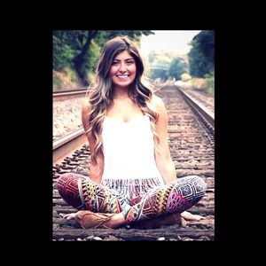 Tribal print leggings