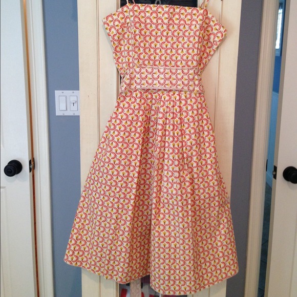 50's style spaghetti strap dress