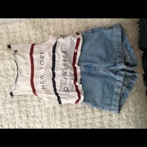 Brandy Melville Cropped Tank Top