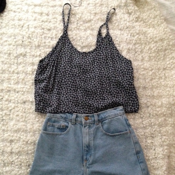 Brandy Melville Floral Tank