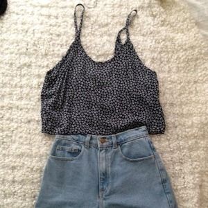 Brandy Melville Floral Tank