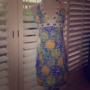 Lilly Pulitzer Halter mini dress size 4