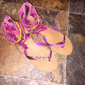 Gladiator Beaded Sandal 💕