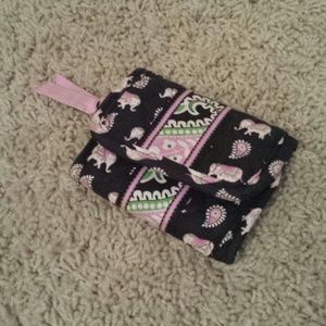 Vera Bradley tri-fold wallet
