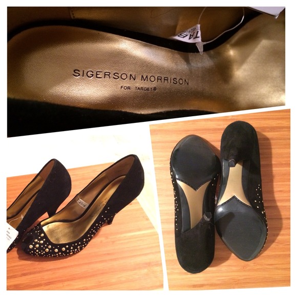 Sigerson Morrison Divya studded heels. - Picture 3 of 4