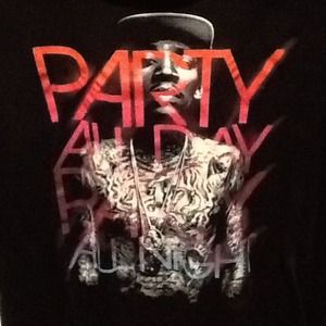 Wiz Khalifa Party Slash Back Girls T-Shirt